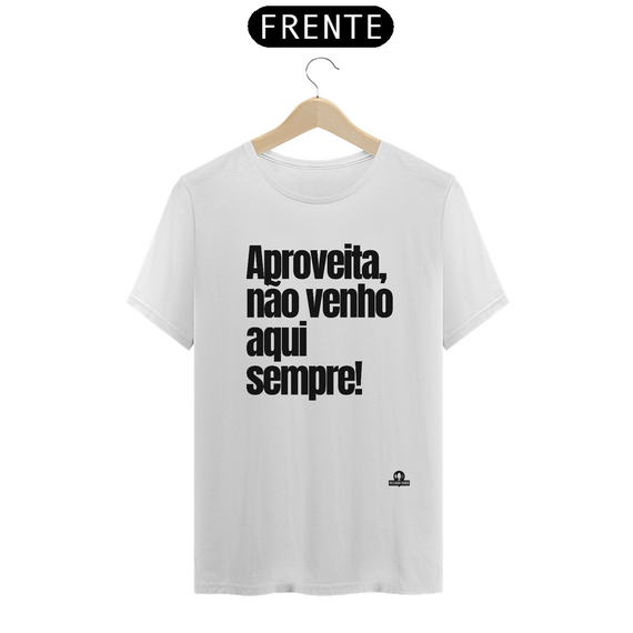 Camiseta de humor com frase 