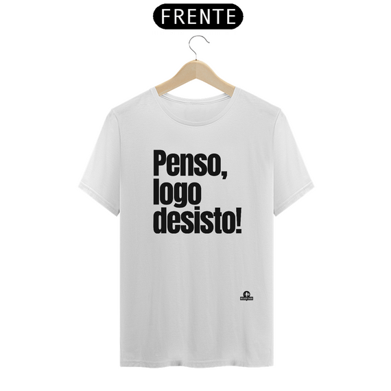 Camiseta meme com frase engraçada 