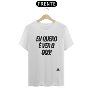 Camiseta de rock com frase 