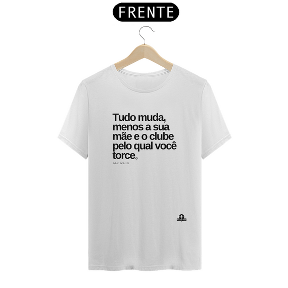 Camiseta com frase de futebol 