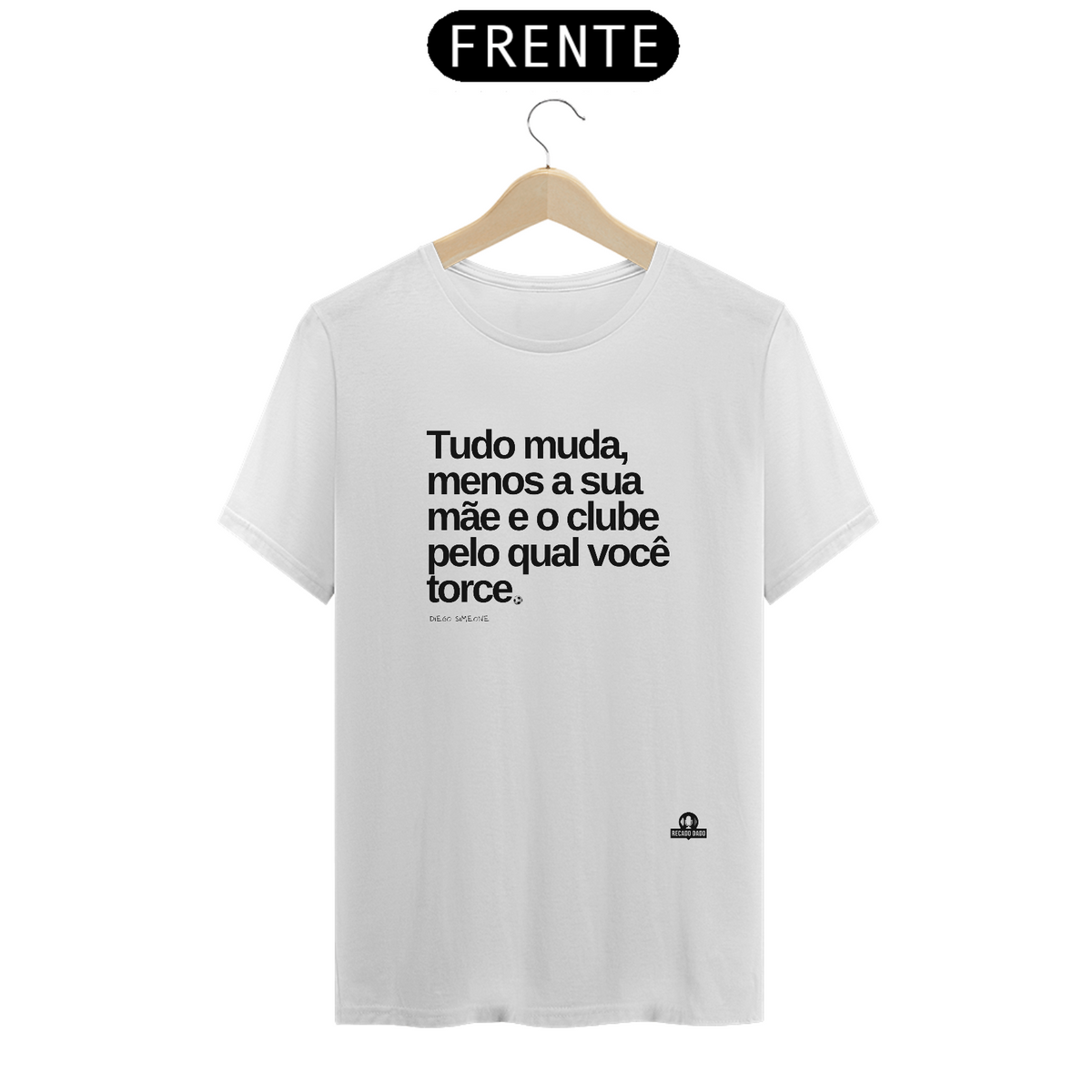 Nome do produto: Camiseta com frase de futebol \