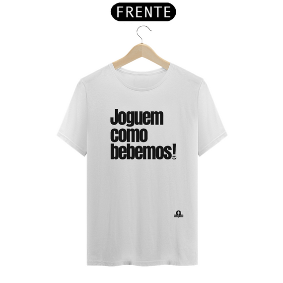 Camiseta engraçada com frase de futebol 