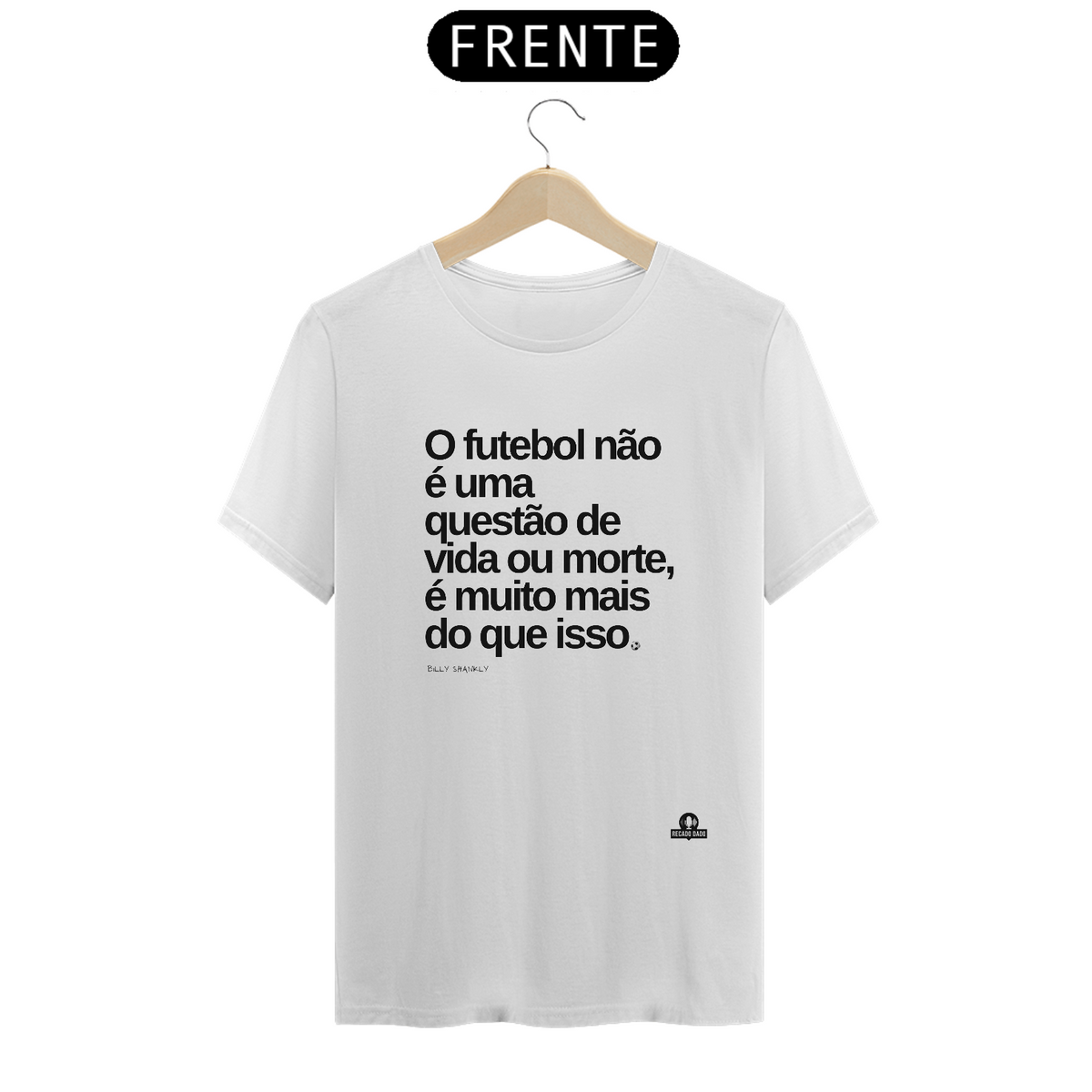 Nome do produto: Camiseta futebol com frase \