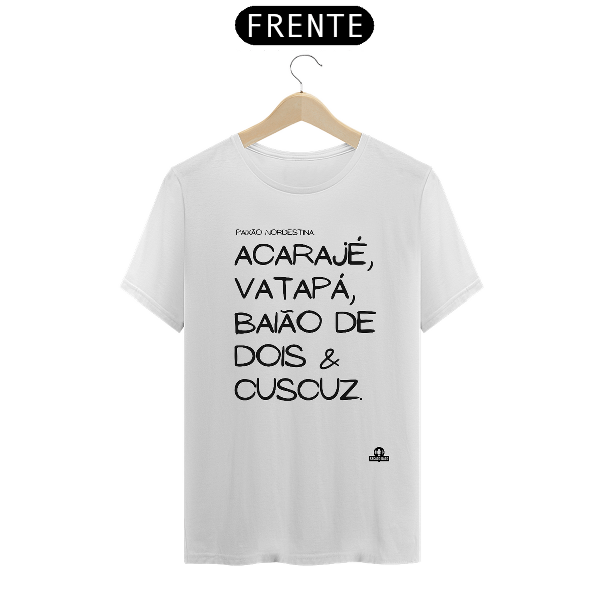 Nome do produto: Camiseta de gastronomia \