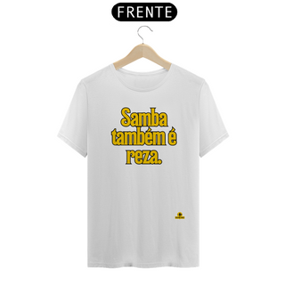 Nome do produtoCamiseta de samba com a frase 