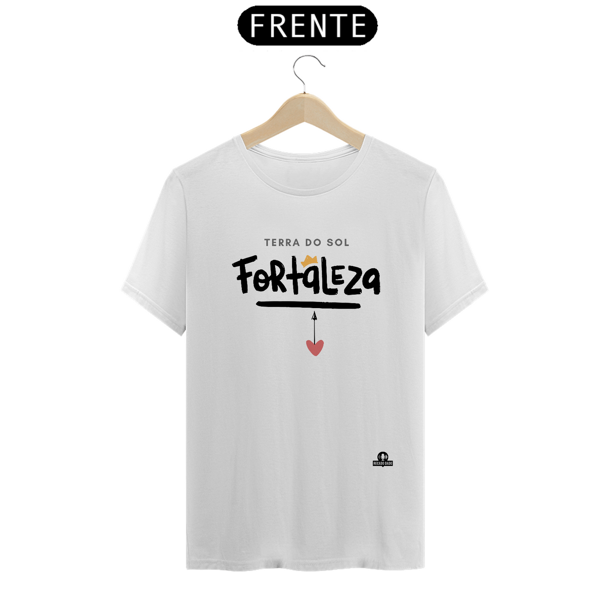 Nome do produto: Camiseta de turismo da linda cidade de Fortaleza - CE, conhecida como a \