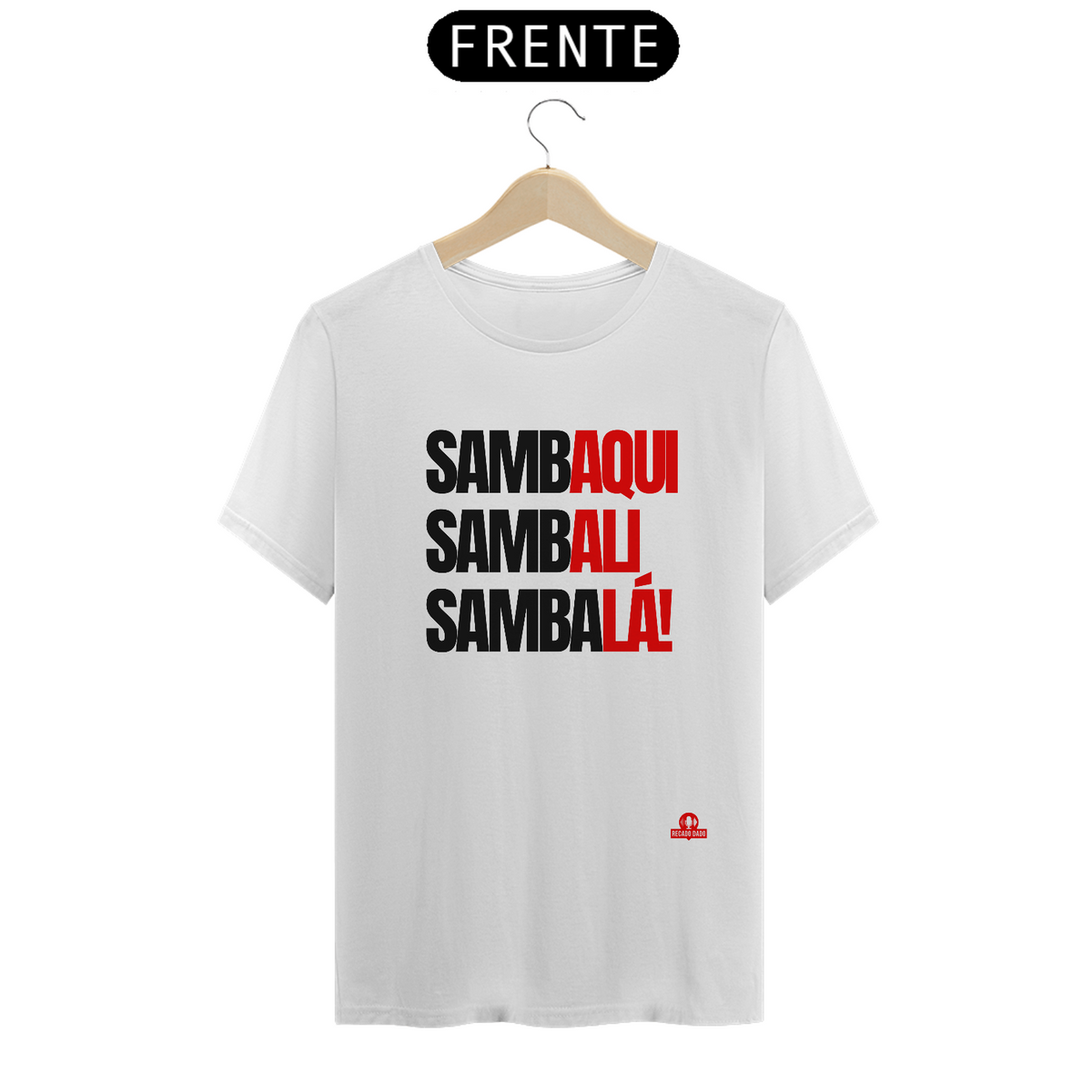 Nome do produto: Camiseta de samba frase \