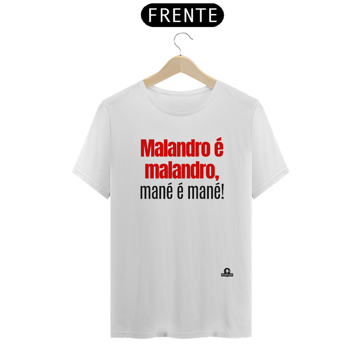 Nome do produto: Camiseta de samba com frase \