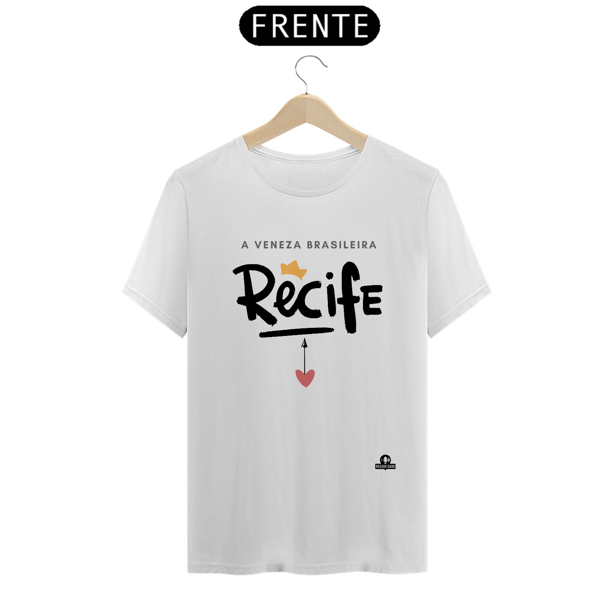 Nome do produto: Camiseta de Recife, a Veneza brasileira.