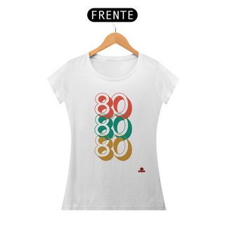 Nome do produtoCamiseta 80 Years Loved, eu amo os anos 80, em homenagem à melhor década de todos os tempos.