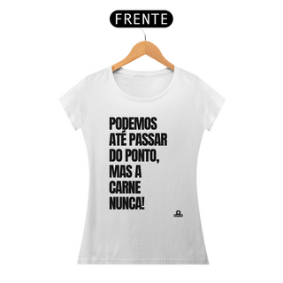 Camiseta feminina com humor 