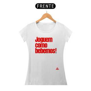 Nome do produtoCamiseta feminina engraçada com frase de futebol 