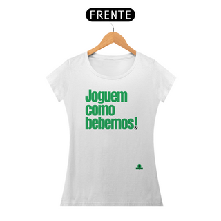 Nome do produtoCamiseta feminina engraçada com frase de futebol 