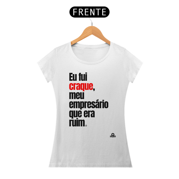 Camiseta feminina futebol frase engraçada 