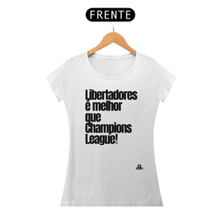 Camiseta feminina de futebol frase 