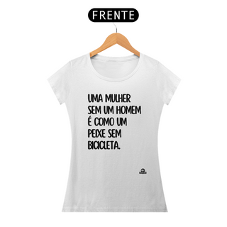 Nome do produtoCamiseta feminina com frase engraçada 