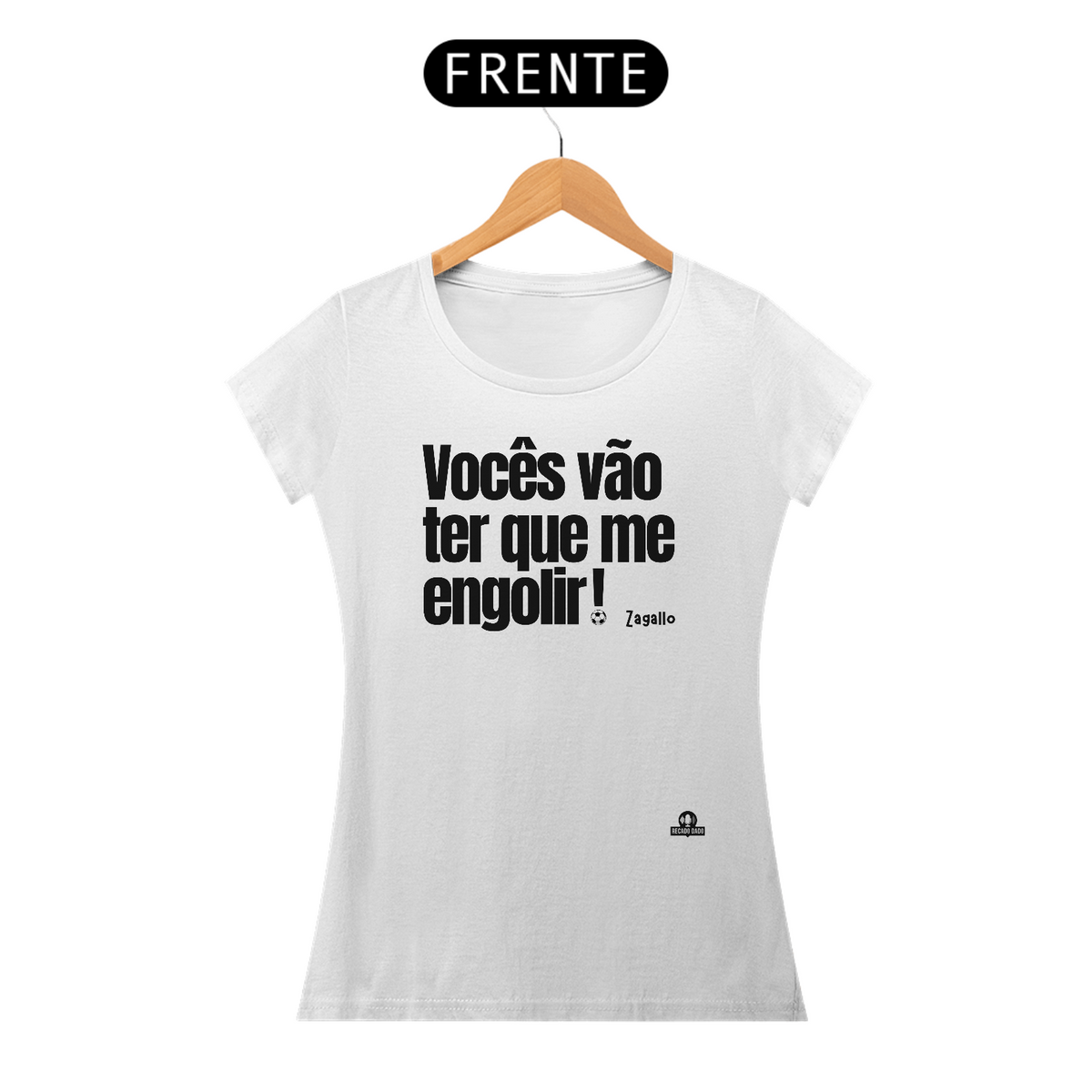 Nome do produto: Camiseta de futebol com frase \