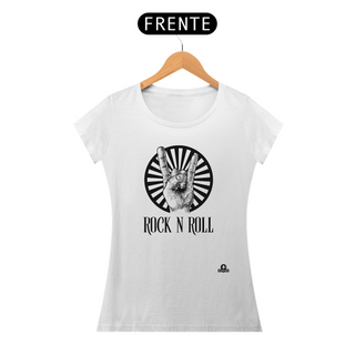 Nome do produtoCamiseta feminina com mão chifrinho 