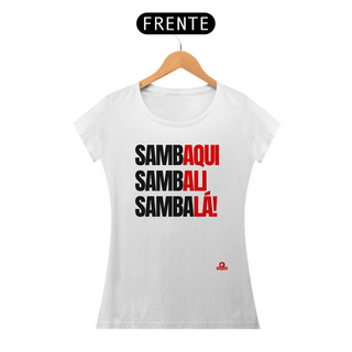 Camiseta de samba frase 