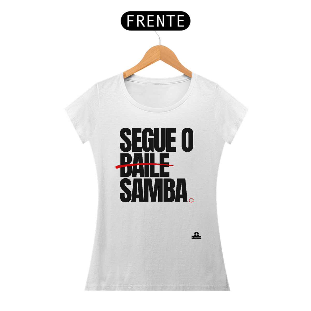 Nome do produto: Camiseta feminina divertida com frase \