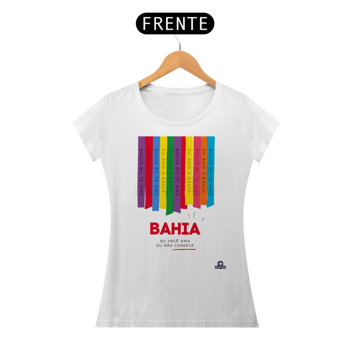 Nome do produto: Camiseta feminina Bahia \