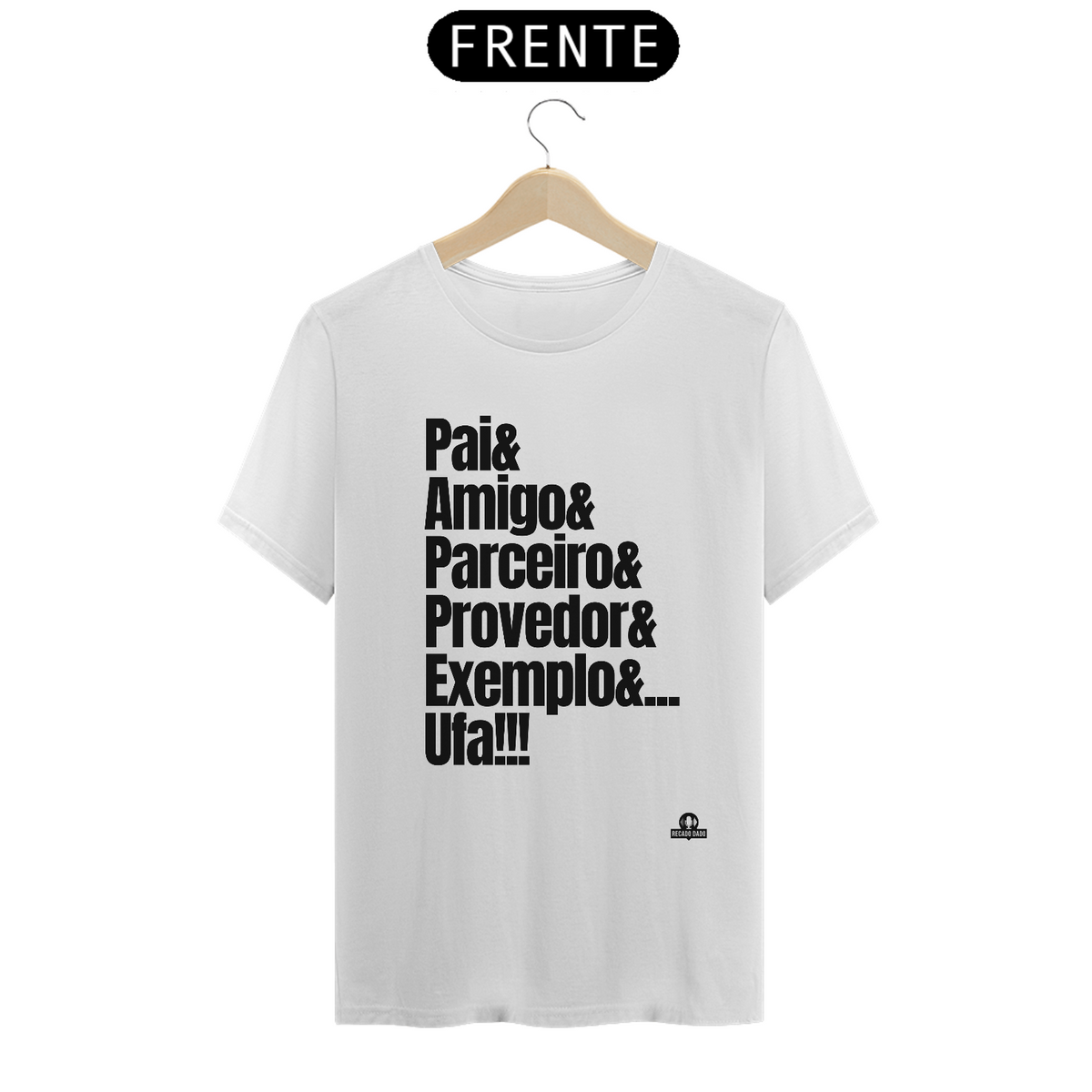 Nome do produto: Camiseta com frase \