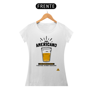 Camiseta em homenagem ao mais iconico copo brasileiro: o copo americano.