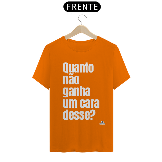 Camiseta com frase de humor 