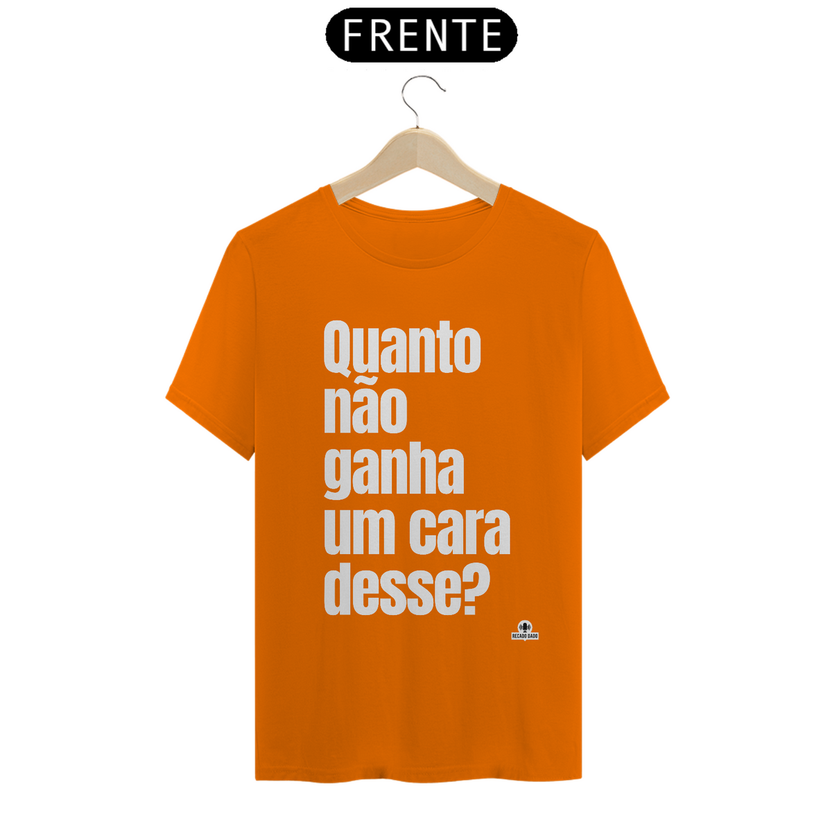 Nome do produto: Camiseta com frase de humor \