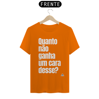 Camiseta com frase de humor 