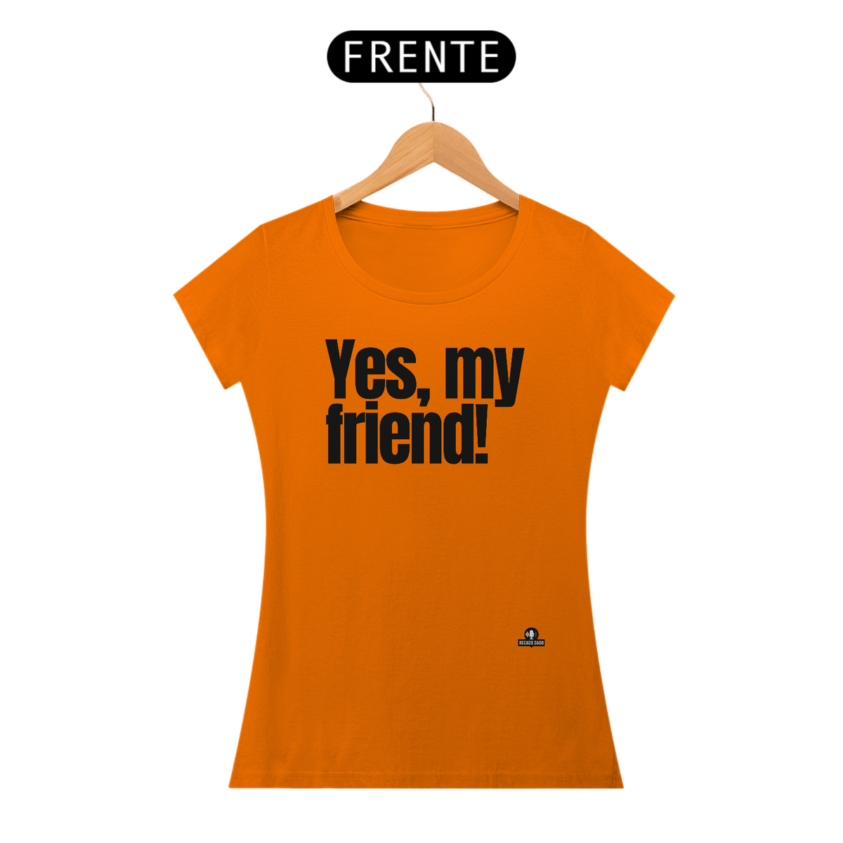 Nome do produto: Camiseta feminina engraçada com frase \