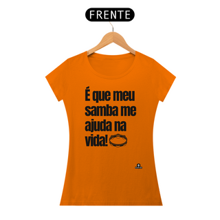 Nome do produtoCamiseta feminina de sambista com frase 