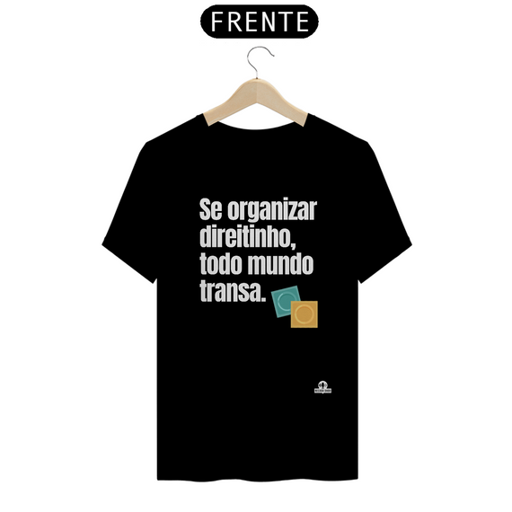 Camiseta com frase humor 