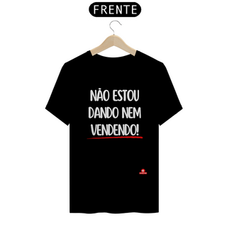 Camiseta com frase divertida 