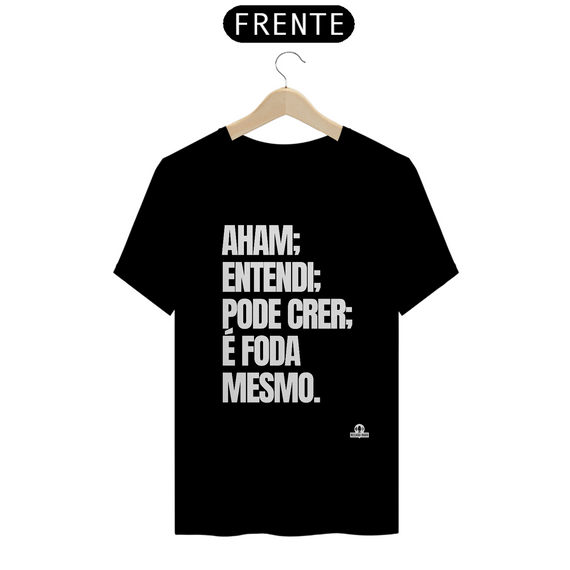 Camiseta com frase engraçada 