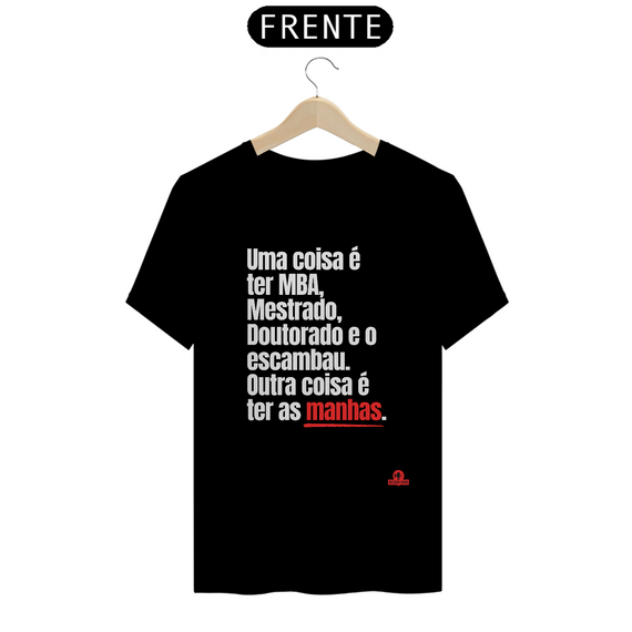 Camiseta com frase engraçada 