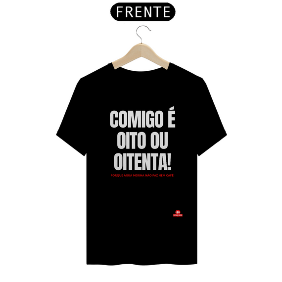 Camiseta humor com ditado 