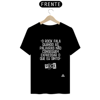 Nome do produtoCamiseta de rock com frase 