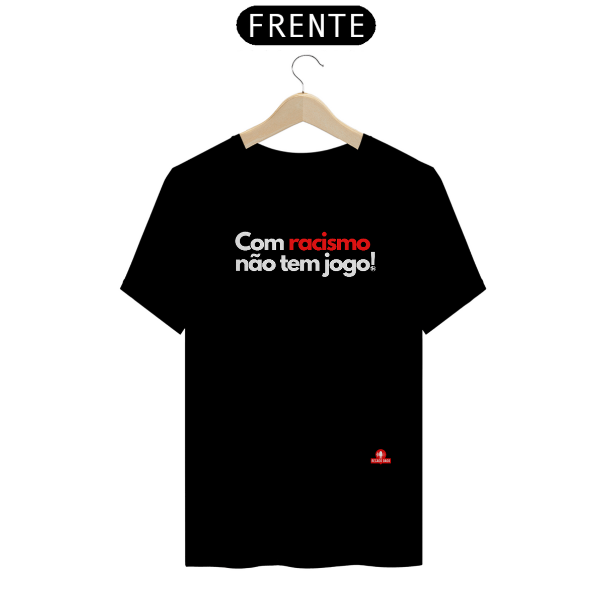 Nome do produto: Camiseta de torcedor com frase \