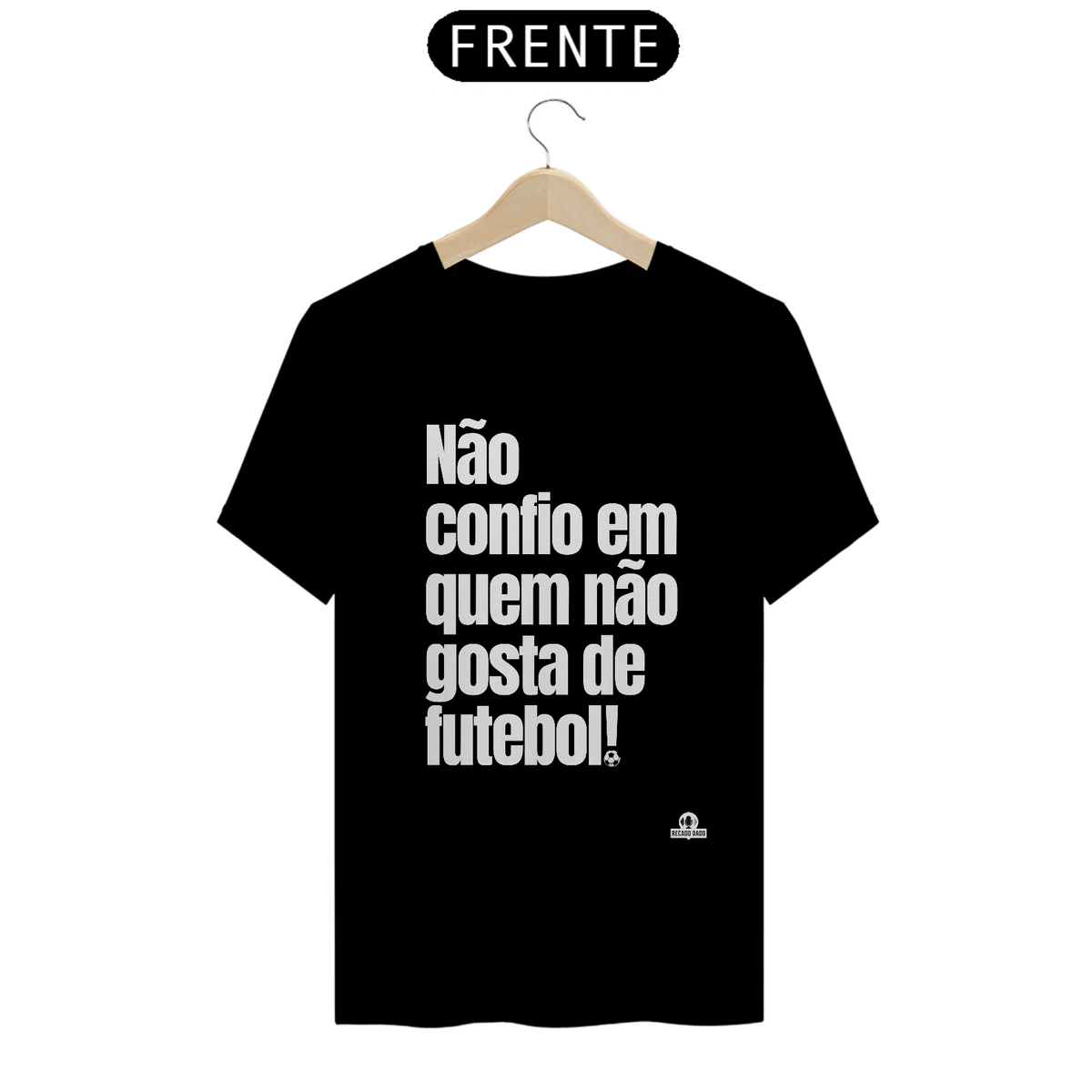 Nome do produto: Camiseta de torcedor com frase \