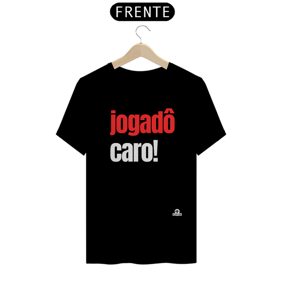 Camiseta engraçada de futebol com frase 