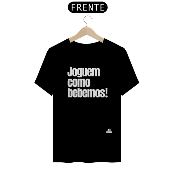 Camiseta engraçada com frase de futebol 