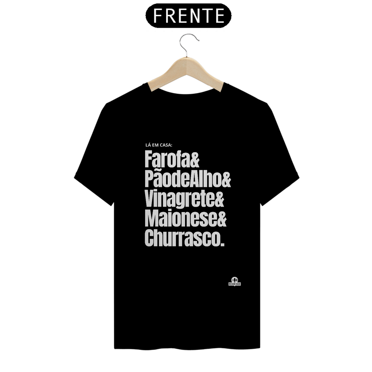 Nome do produto: Camiseta com frase \