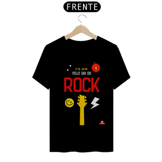 Camiseta  Feliz Dia Mundial do Rock, mais do que música, um estilo de vida!
