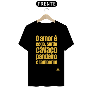 Camiseta samba com frase 