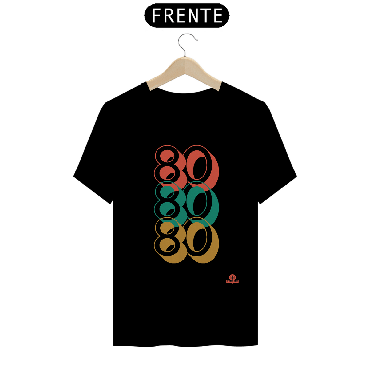 Nome do produto: Camiseta 80 Years Loved, eu amo os anos 80, em homenagem à melhor década de todos os tempos.