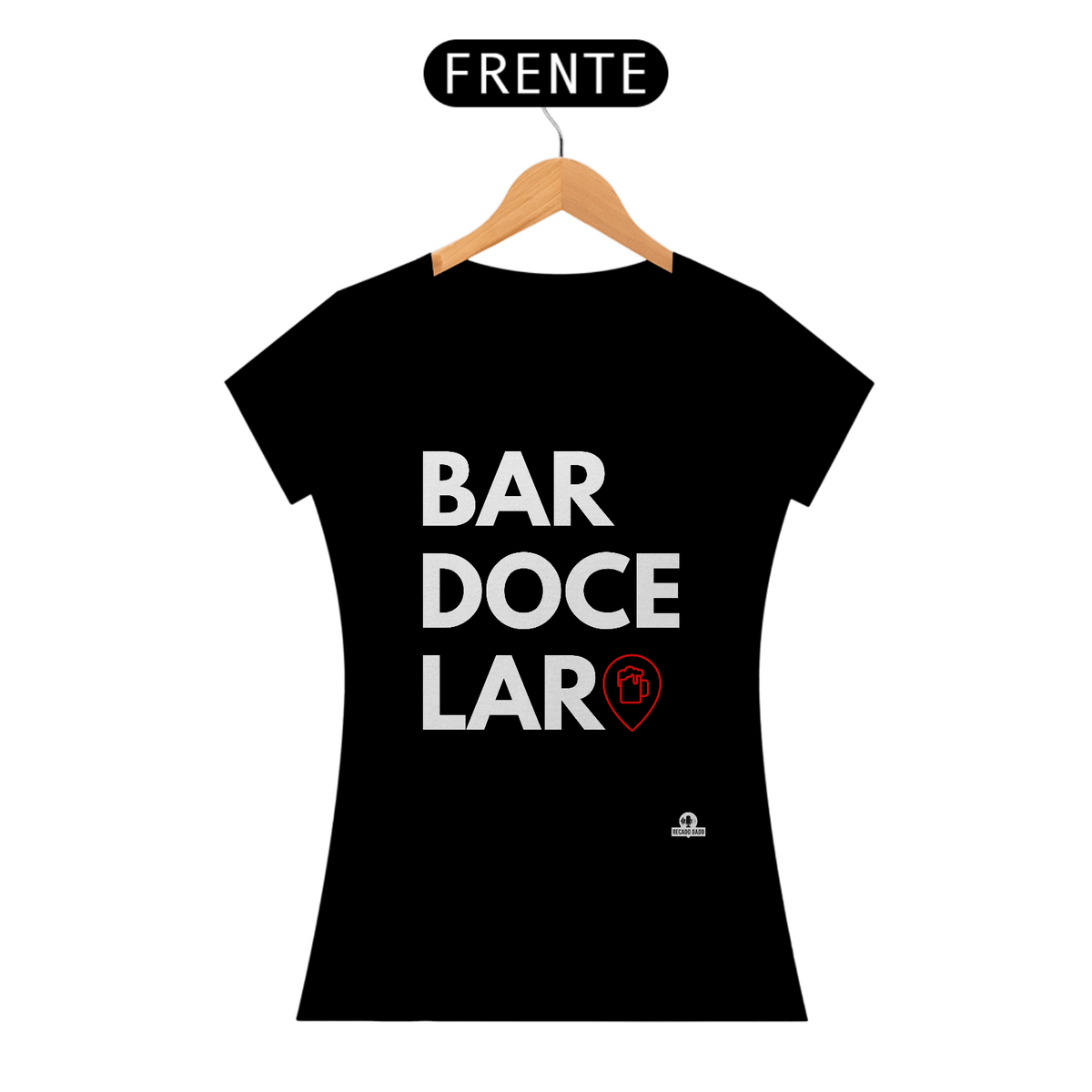 Nome do produto: Camiseta feminina com a frase \