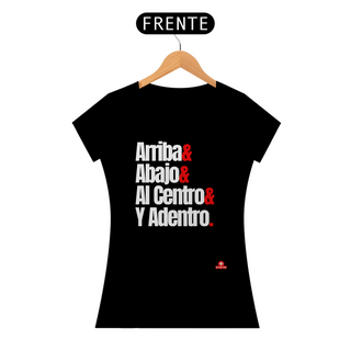 Nome do produtoCamiseta feminina sobre o 