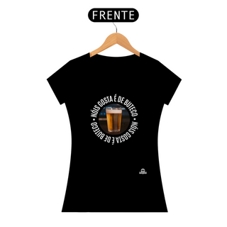 Nome do produtoCamiseta de cerveja “Nóis Gosta É de Boteco” com imagem de um Copo americano de Cerveja.