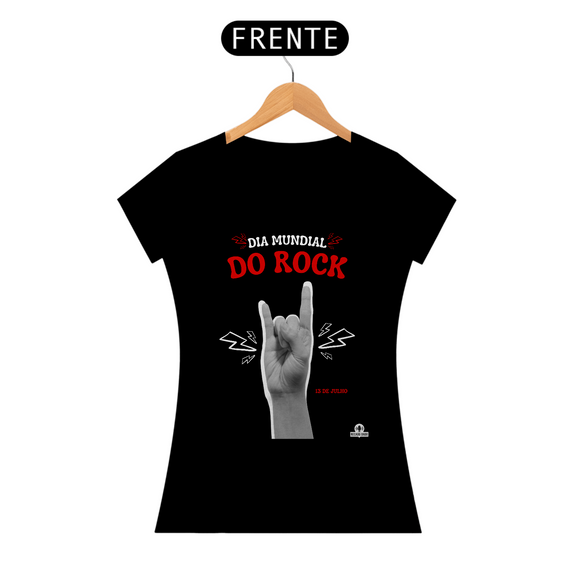 Camiseta Dia Mundial do Rock, mais do que música, um estilo de vida!.